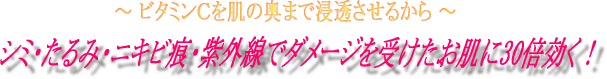 イオン導入器アクアパフ＆プロビタミンC美容液ホワイトレモンCによるイオン導入がプロビタミンCをお肌の奥に届け、美白・美肌の対策のお手伝いをします。