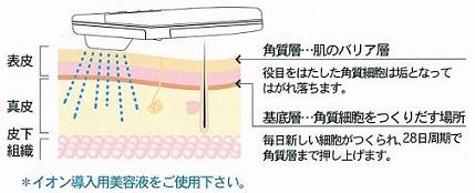 イオン導入器アクアパフのしくみ 2