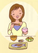 生活を見直し規則正しい食事を！