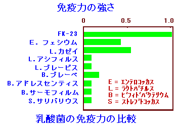 図１:各種の乳酸菌について